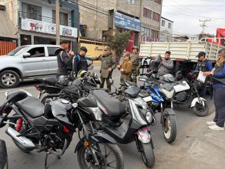 Municipalidad de Antofagasta y Carabineros retiran 15 motocicletas en operativo de fiscalizaci&oacute;n en Avenida Bonilla