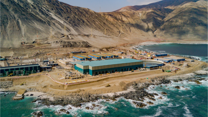 La miner&iacute;a chilena utiliza solo el 4% del agua continental y proyecta mayor uso de agua de mar