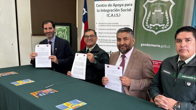 Gendarmer&iacute;a y SENDA acuerdan colaboraci&oacute;n para apoyo de personas en proceso de reinserci&oacute;n social