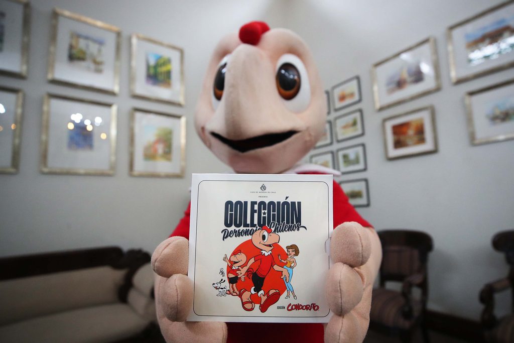 CASA DE MONEDA DE CHILE RINDE HOMENAJE A CONDORITO CON UNA INÉDITA EDICIÓN CONMEMORATIVA Tres fichas conmemorativas de Condorito, Yayita y Coné fabricadas por Casa de Moneda de Chile