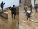 Personal de CGE trabajando en la infraestructura eléctrica durante la emergencia en Tocopilla