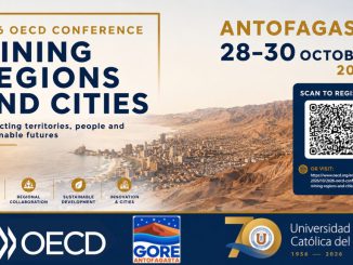 Edificio gubernamental en Antofagasta sede de la conferencia internacional de mineria OCDE