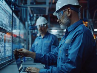 Maquinaria minera moderna operando en una faena digitalizada para la extracción de minerales críticos