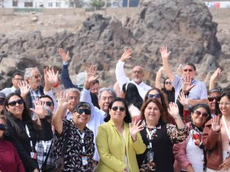 Autoridades y delegaciones internacionales reunidas en el Pre Foro del Corredor Bioceánico en Tocopilla