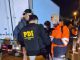 Funcionarios de la PDI y la Inspección del Trabajo realizando fiscalización migratoria en una empresa de Antofagasta