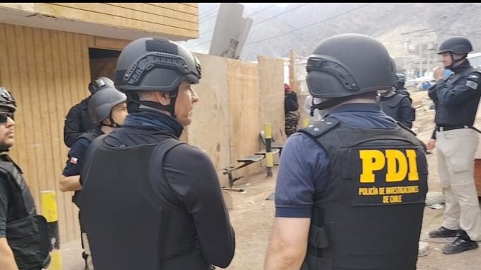 Operativo policial de la PDI y Fiscalía en Antofagasta tras balacera por disputa de drogas