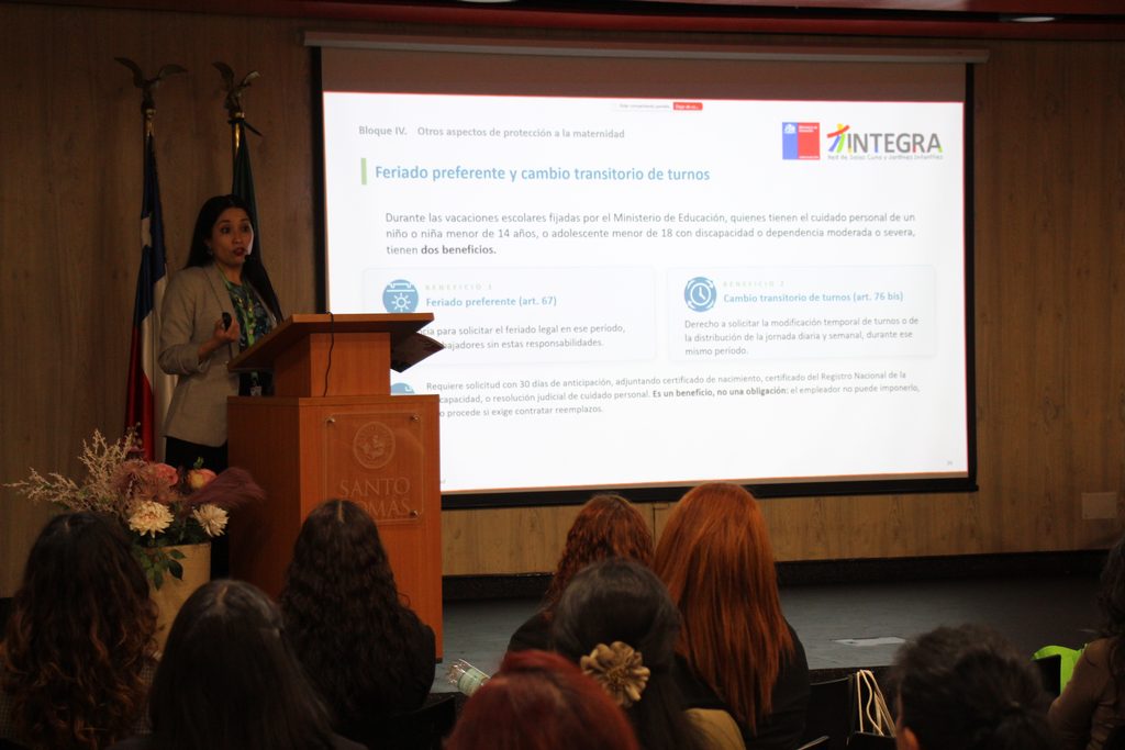 Profesionales de la salud participando en la sesión de la Mesa Regional de Lactancia Materna en Antofagasta