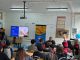 Estudiantes del Liceo Técnico A-14 aprendiendo sobre el valor histórico de la industria salitrera en Antofagasta.