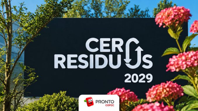 Tienda Pronto Copec y estación de servicio comprometidas con la sostenibilidad y el reciclaje.