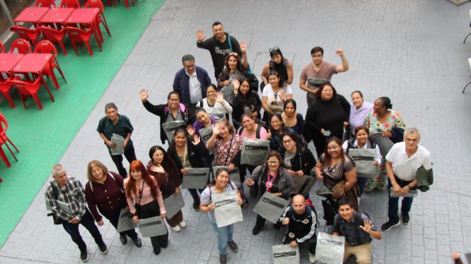 Ceremonia de inicio del programa Universidad Social con dirigentes de Antofagasta en la Universidad Santo Tomás