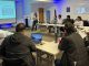 Trabajadores y profesionales participando en los talleres de la Semana de la Seguridad de la CChC Antofagasta