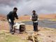 Liberación de una vicuña juvenil y fauna silvestre en la precordillera de Antofagasta por el SAG y la Universidad de Antofagasta.