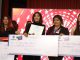 Doce jóvenes finalistas en el escenario del Teatro Municipal de Antofagasta para el festival musical