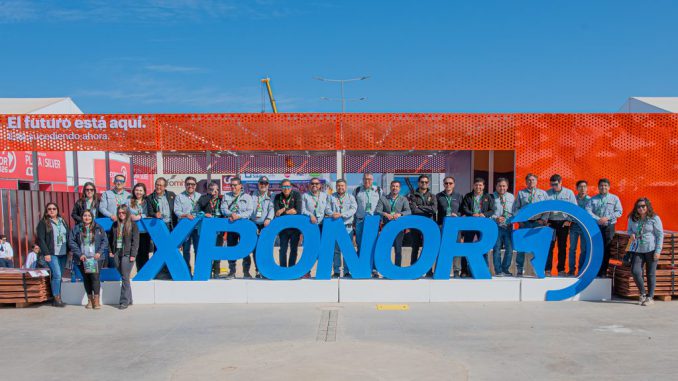 Zona de exposiciones de EXPONOR 2026 en Antofagasta enfocada en sostenibilidad y minería
