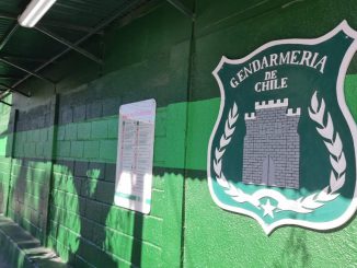 Funcionarios de Gendarmería en el Centro de Detención Preventiva de Calama