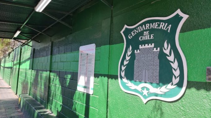 Funcionarios de Gendarmería en el Centro de Detención Preventiva de Calama