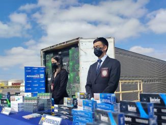 Incautación de camiones y cargamento millonario de cigarrillos de contrabando por la PDI