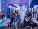 Estudiantes participando en la feria vocacional ExpoUA en el Campus Coloso de la Universidad de Antofagasta.