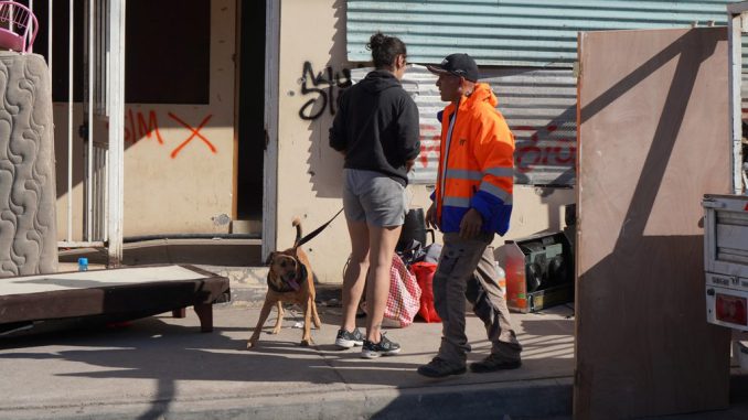 Operativo de rescate y catastro de mascotas en la toma Villa El Salar por parte del municipio de Antofagasta