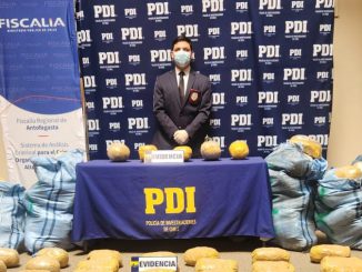 Vehículo de la PDI en operativo antidrogas tras persecución en la ruta entre San Pedro de Atacama y Calama